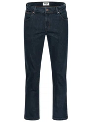 Wrangler Texas Stretch Herrenjeans mit Gürtel Dunkelblau/Blau