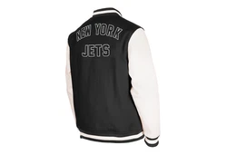 New Era Bomberjacke NFL23 New York Jets Schwarz/Dunkelgrün/Creme/Grün