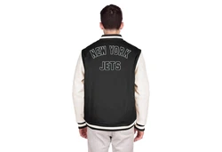 New Era Bomberjacke NFL23 New York Jets Schwarz/Dunkelgrün/Creme/Grün