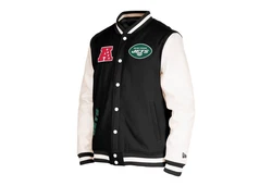 New Era Bomberjacke NFL23 New York Jets Schwarz/Dunkelgrün/Creme/Grün