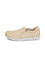 Vitaform Herrenschuhe Slipper Hirschleder Beige/Khaki