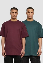 URBAN CLASSICS T-Shirt Urban Classics Herren Tall Tee (2-Pack) 
