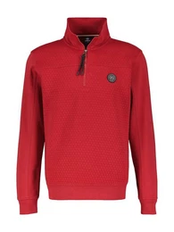Sweatshirt Sweat-Troyer mit dezentem Nadel-Steppmuster