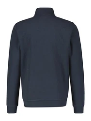 LERROS Sweatjacke in Strukturqualität Dunkelblau
