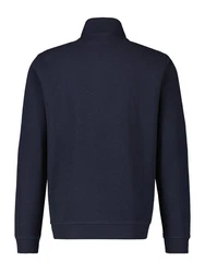 LERROS Sweatshirt Sweat-Troyer Strukturqualitt Dunkelblau/Blau