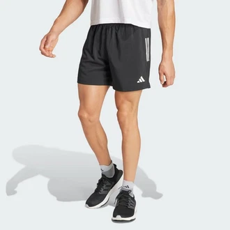 adidas Own The Run Shorts Schwarz/Dunkelgrau