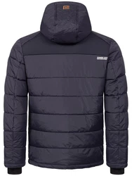 Geographical Norway Winterjacke Outdoorjacke mit Kapuze Dunkelblau