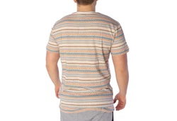 Iriedaily T-Shirt 'Chop Chop' camel/petrol/dunkelorange/offwhite