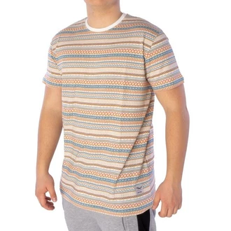 Iriedaily T-Shirt 'Chop Chop' camel/petrol/dunkelorange/offwhite