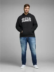 Jack & Jones Plus Sweatshirt 'JJEcorp' Schwarz (6480)