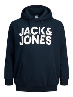 Jack & Jones Plus Sweatshirt 'JJEcorp' Navy (6480) Jack & Jones Plus Sweatshirt 'JJEcorp' Navy (6480)
