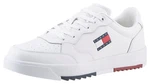 Tommy Jeans Retro ESS Sneaker mit Markenlogo Weiß/Creme/Dunkelblau