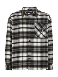 Tommy Jeans Fleecehemd TJM Fleece Lined Check Shirt EXT Gelb/Grau/Rot/Schwarz/Hellgrau/Hellblau