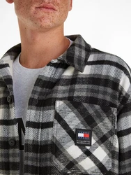 Tommy Jeans Fleecehemd TJM Fleece Lined Check Shirt EXT Gelb/Grau/Rot/Schwarz/Hellgrau/Hellblau