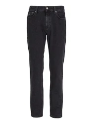 Tommy Jeans Straight Jeans Ryan Regular Straight 5-Pocket Style Schwarz/Braun