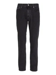 Tommy Jeans Straight Jeans Ryan Regular Straight 5-Pocket Style Schwarz/Braun