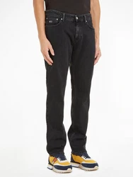 Tommy Jeans Straight Jeans Ryan Regular Straight 5-Pocket Style Schwarz/Braun