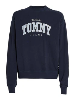 Tommy Jeans Sweatshirt TJM BOXY VARSITY CREW EXT