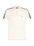Tommy Hilfiger Poloshirt GLOBAL STRIPE MONOTYPE REG POLO mit Logostickerei Creme/Weiß/Khaki/Beige