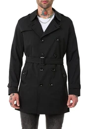 Trenchcoat Red Bridge Herren Mantel Trenchcoat Jacke Schwarz S Premium Qualitt
