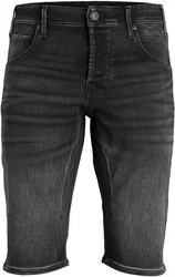 Jack & Jones Jeansshorts JJISCALE JJLONG Weiß/Creme/Schwarz
