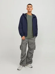 Jack & Jones Rundhalsshirt JCOTRIANGLE TEE SS CREW NECK SN Dunkelgrün