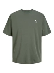 Jack & Jones Rundhalsshirt JCOTRIANGLE TEE SS CREW NECK SN Dunkelgrün