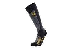 UYN Skisocken Ski All Mountain Socks Herren Schwarz/Grau/Dunkelgrau/Grün