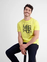 LERROS T-Shirt mit Print Gelb