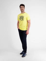 LERROS T-Shirt mit Print Gelb