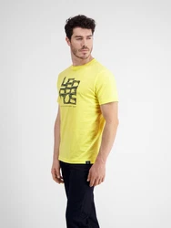 LERROS T-Shirt mit Print Gelb