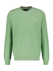 LERROS Rundhals Strickpullover Grün/Hellgrün