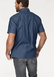 Arizona Jeanshemd im Western Stil Dunkelblau/Blau/Hellblau