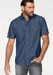 Arizona Jeanshemd im Western Stil Dunkelblau/Blau/Hellblau