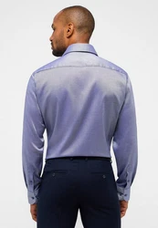 Eterna Langarmhemd MODERN FIT EASY IRON Dunkelblau/Hellblau/Fliederfarben/Blau