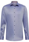 Eterna Langarmhemd MODERN FIT EASY IRON Dunkelblau/Hellblau/Fliederfarben/Blau