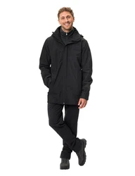 VAUDE Idris 3in1 Parka III Uni/Schwarz