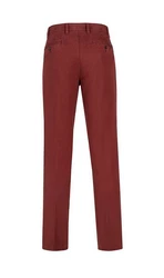 Brühl Chinohose London Rot/Braun/Dunkelrot/Bordeaux