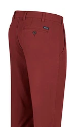 Brühl Chinohose London Rot/Braun/Dunkelrot/Bordeaux