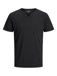 T-Shirt JJESPLIT NECK TEE SS NOOS