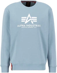 Alpha Industries Sweatshirt Basic Sweater Hellblau/Blau
