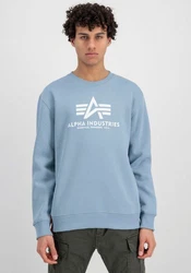 Alpha Industries Sweatshirt Basic Sweater Hellblau/Blau