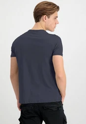 Alpha Industries Rundhalsshirt Basic T Blau/Dunkelblau/Hellblau