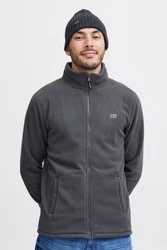 Blend Fleecejacke BHFlinne Dunkelgrau/Hellgrau/Grau