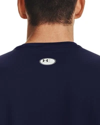 Under Armour T-Shirt HeatGear Armour Fitted Dunkelblau/Grau/Blau