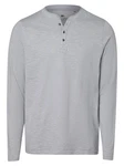 Nils Sundström Langarmshirt Grau/Hellgrau