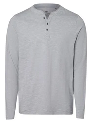 Nils Sundström Langarmshirt Grau/Hellgrau