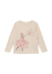 s.Oliver Langarmhemd T-Shirt Braun/Khaki/Beige