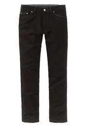 Regular-fit-Jeans Stoffhose mit Komfort-Dehnbund und Sicherheitstasche