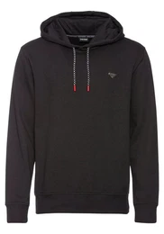 Kapuzensweatshirt schmale Passform, mit Logodruck, aus Baumwollmischung